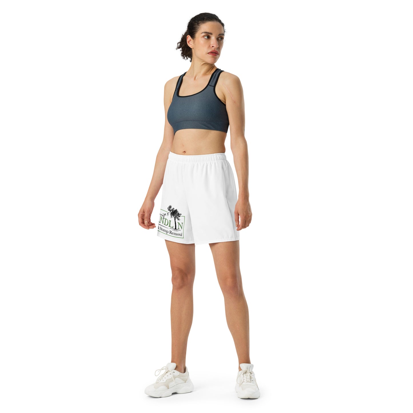 Sandlin Tree & Stump Removal Print Unisex Athletic Long Shorts - Sandlin Tree & Stump Removal