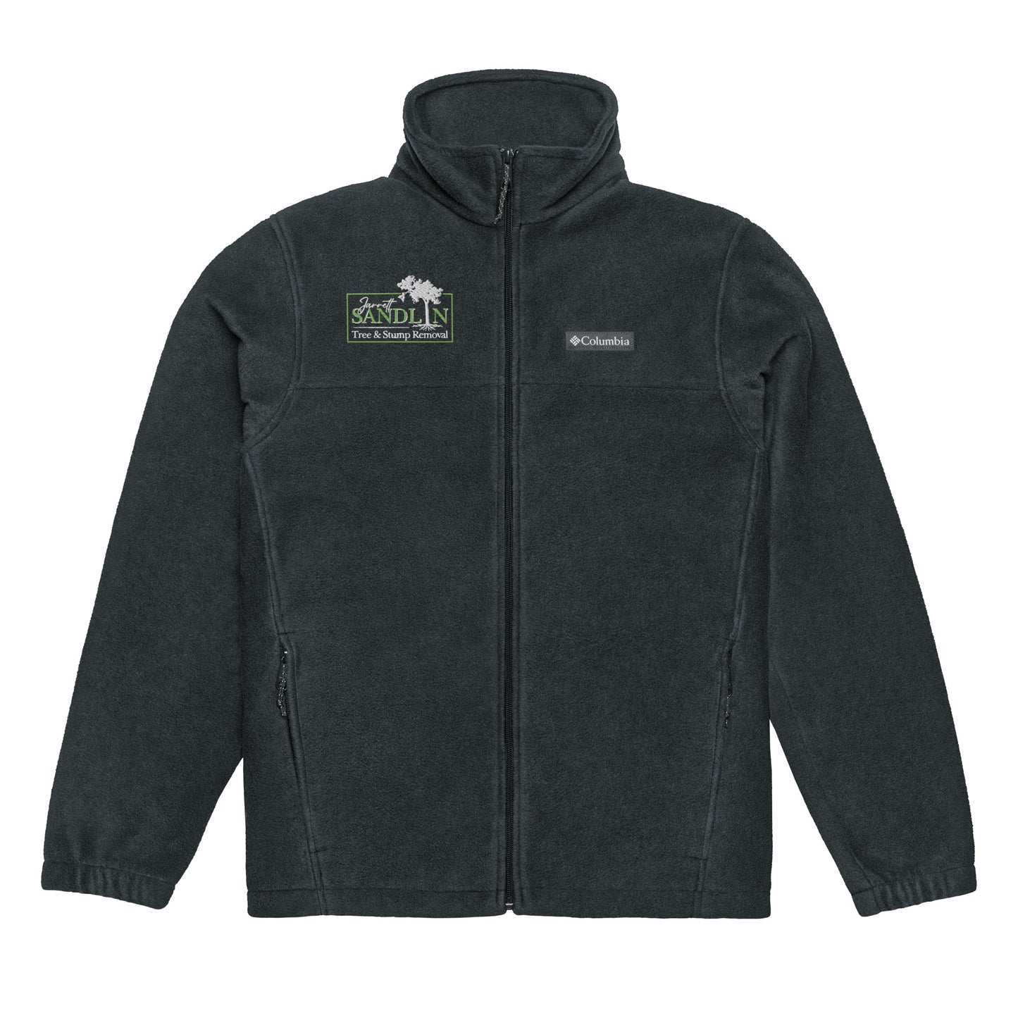 Unisex Columbia fleece jacket featuring Sandlin Tree & Stump Removal - Sandlin Tree & Stump Removal