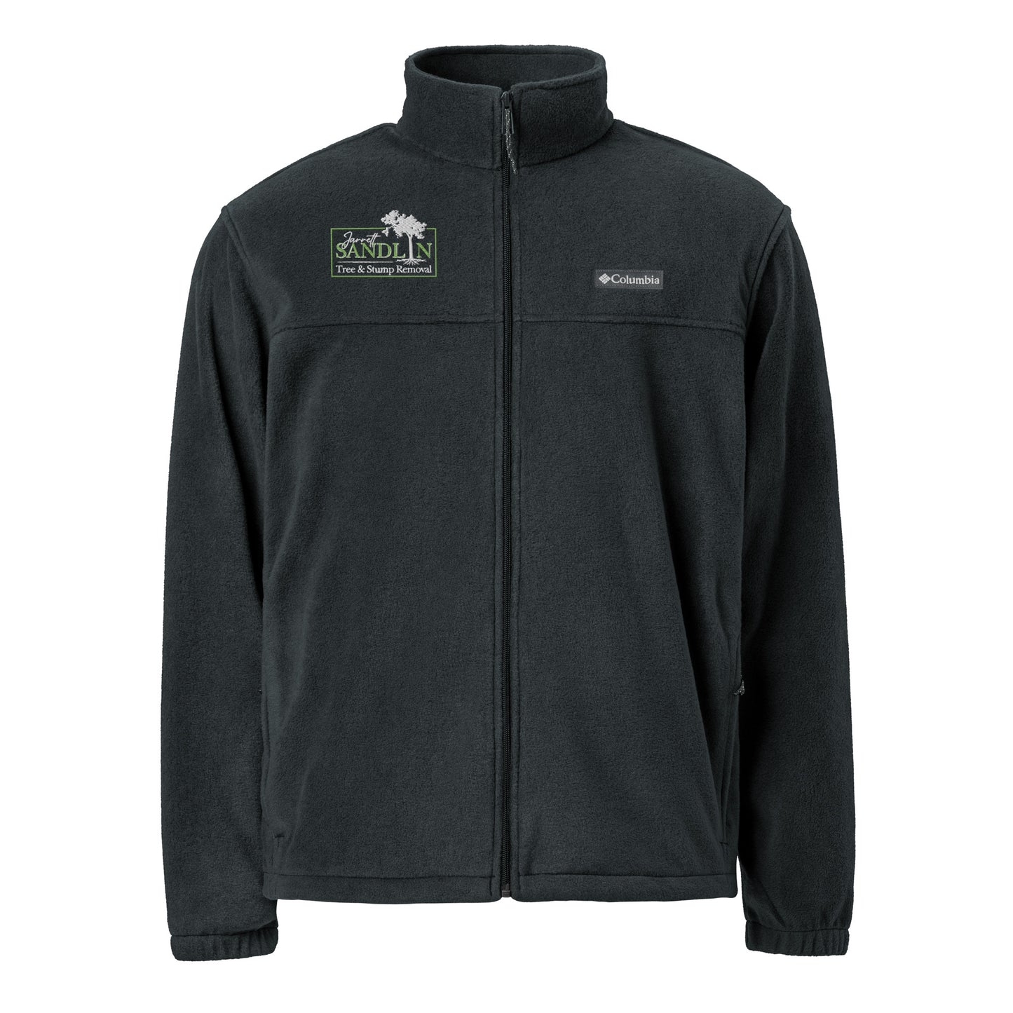 Unisex Columbia fleece jacket featuring Sandlin Tree & Stump Removal - Sandlin Tree & Stump Removal