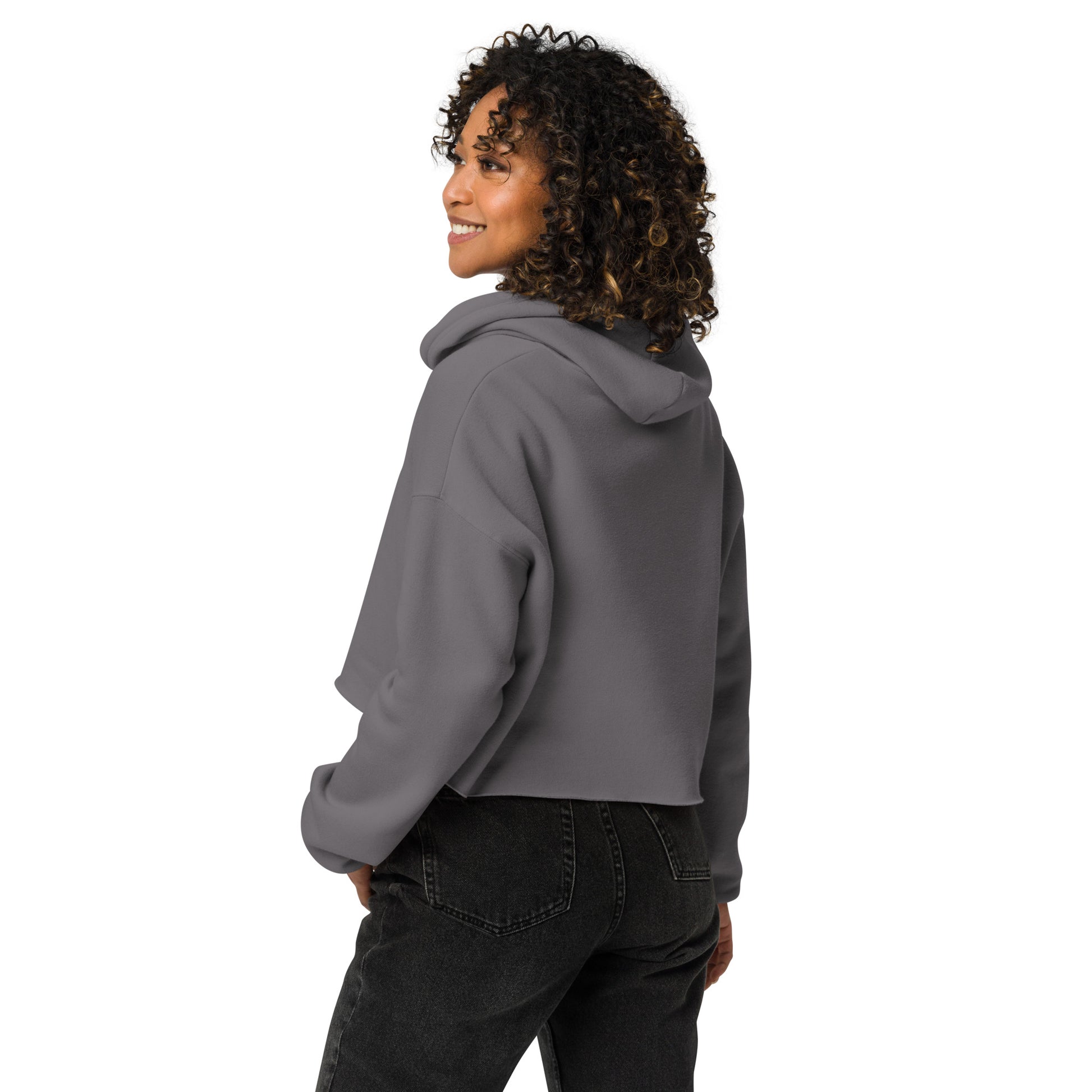 Sandlin Tree & Stump Removal Crop Hoodie - Sandlin Tree & Stump Removal